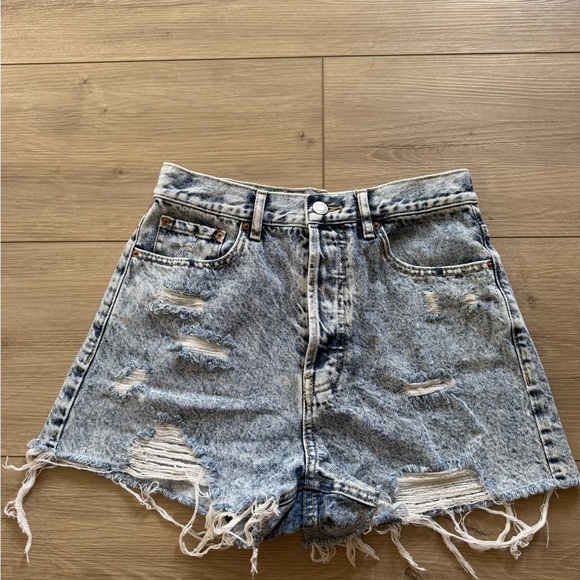 PacSun Pants - PacsunDistressed Denim High-Waisted Shorts